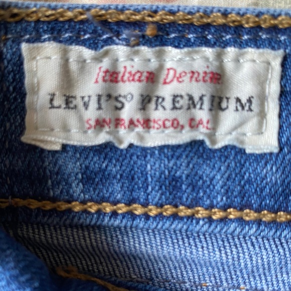 Levi’s Mile High Super Skinny Jeans with Side Zippers Size 31 (fits like 29-30) - Picture 6 of 10